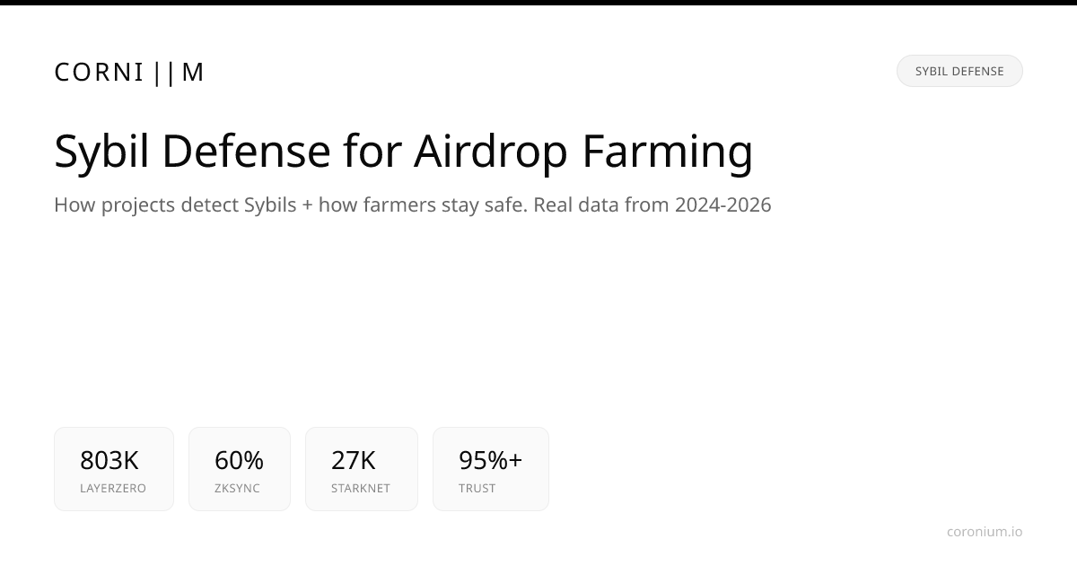 Sybil Defense for Multi-Wallet Airdrop Farming (2026)