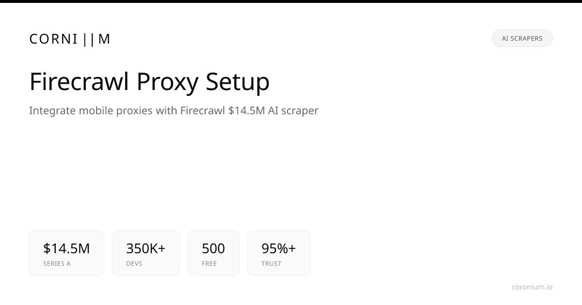 Firecrawl Proxy Setup with Mobile IPs in 2026